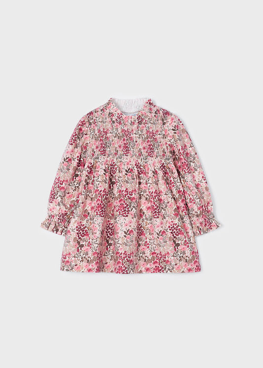 Mayoral Baby Printed Dress _Blush 2958-045