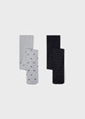 Mayoral 2pc Tights Set _Grey/Black 10310 - 19 - NorthGirls