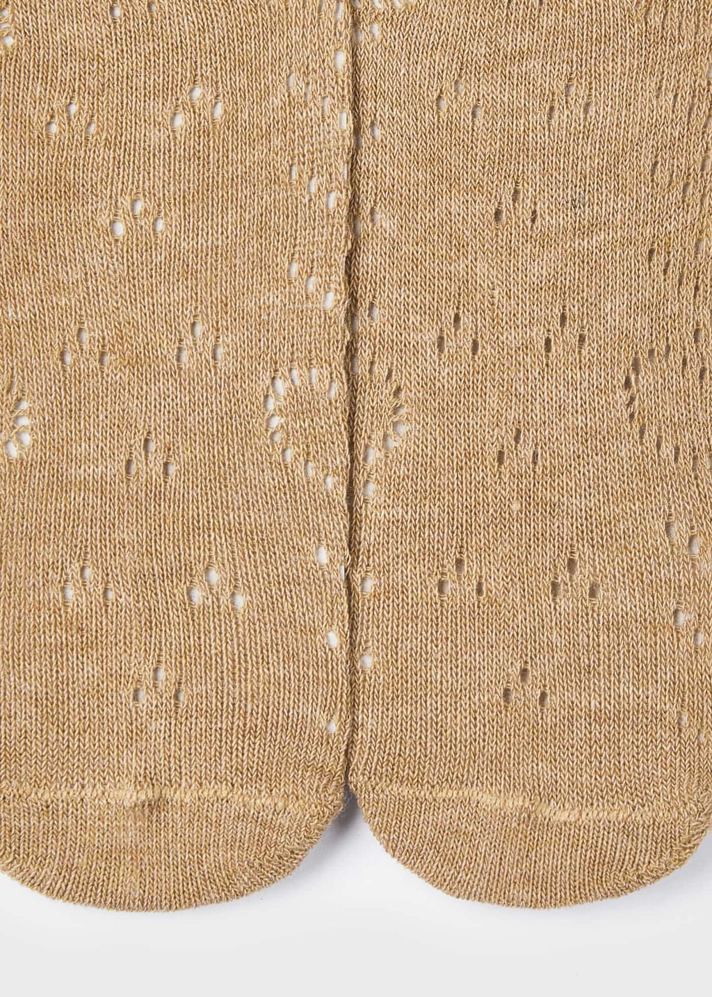 Mayoral Baby Knit Heart Tights _Caramel 9530 - 068 - NorthGirls