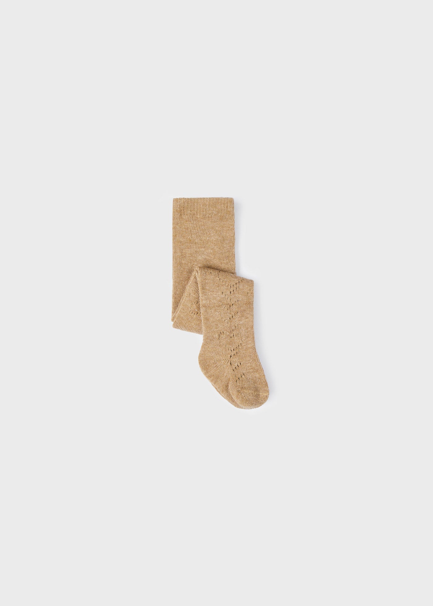 Mayoral Baby Knit Heart Tights _Caramel 9530 - 068 - NorthGirls