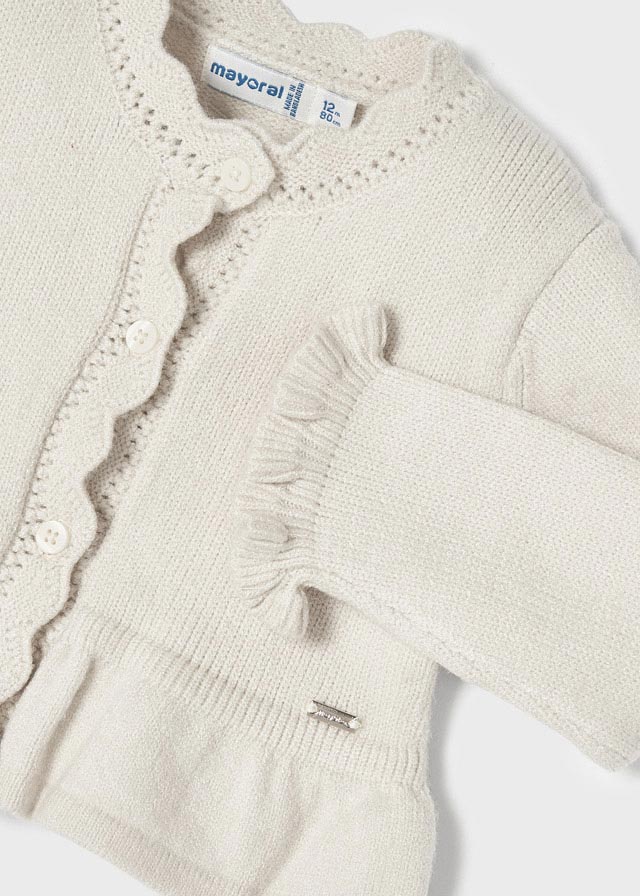 Mayoral Baby Knitting Bolero Cardigan _Off White 2315 - 046 - NorthGirls