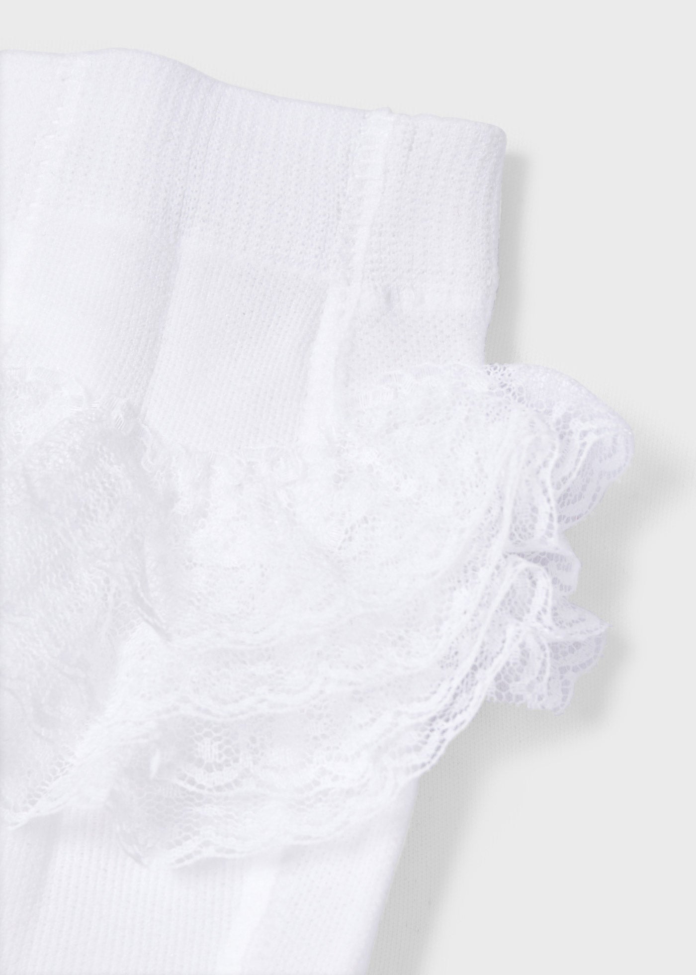 Mayoral Baby Ruffle Pantyhose _ White 9468 - 62 - NorthGirls