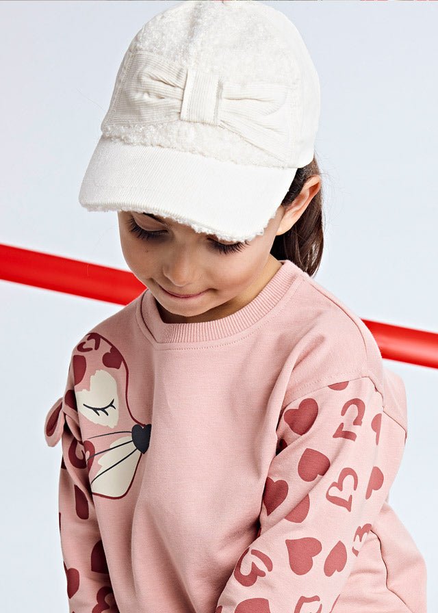 Mayoral Corduroy & Shearling Hat _Beige 10352 - 59 - NorthGirls