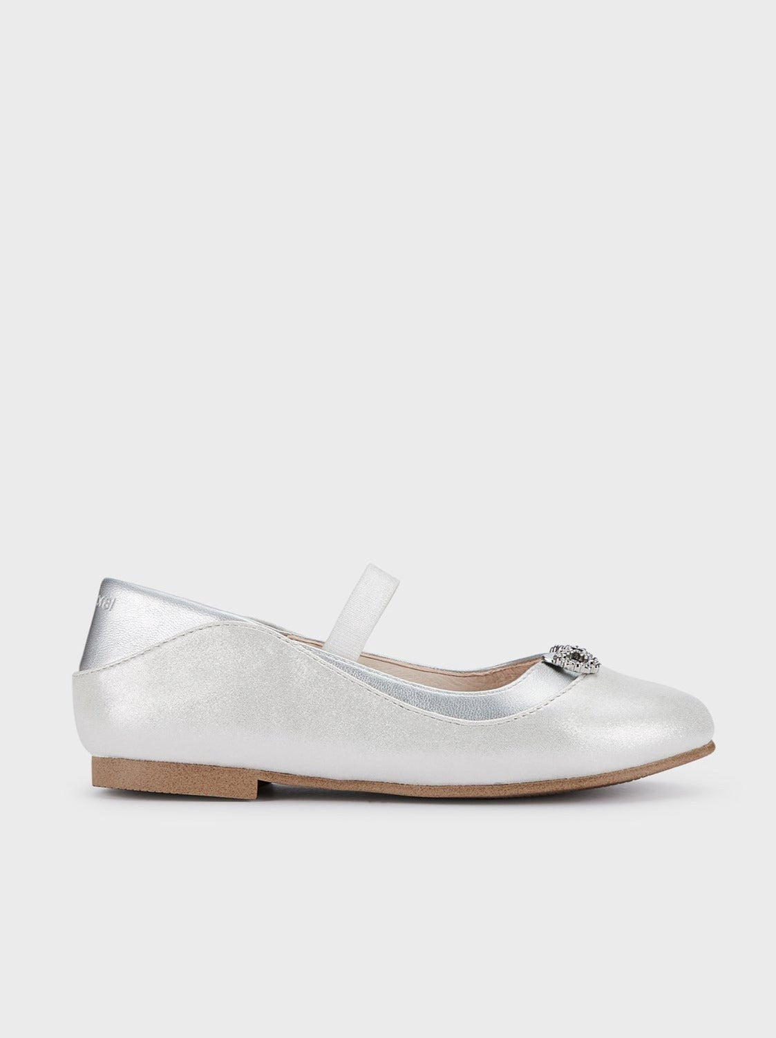 Mayoral Formal Flats w/Bow Silver_43431 - 070 - NorthGirls