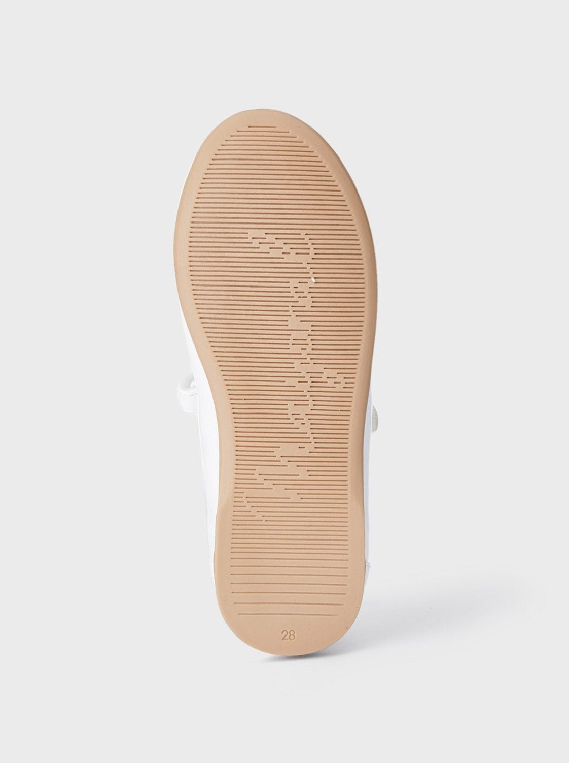 Mayoral Formal Patent Leather Mary Jane w/Flowers White_43433 - 078 - NorthGirls