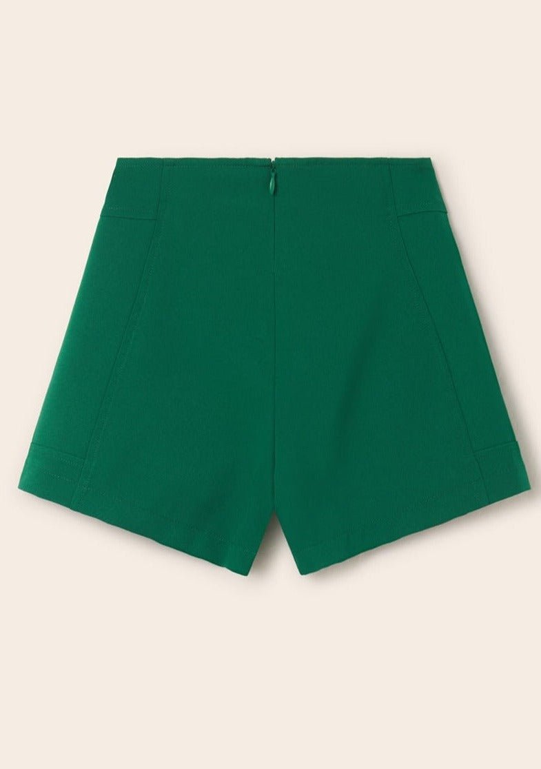 Mayoral Junior Crepe Shorts _Green 6235 - 086 - NorthGirls