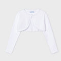 Mayoral Mini Basic Knit Bolero Cardigan _White 320 - 75 - NorthGirls