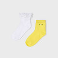 Mayoral Mini/Junior Sock Set 2pc_ Lemon 10232 - 52 - NorthGirls