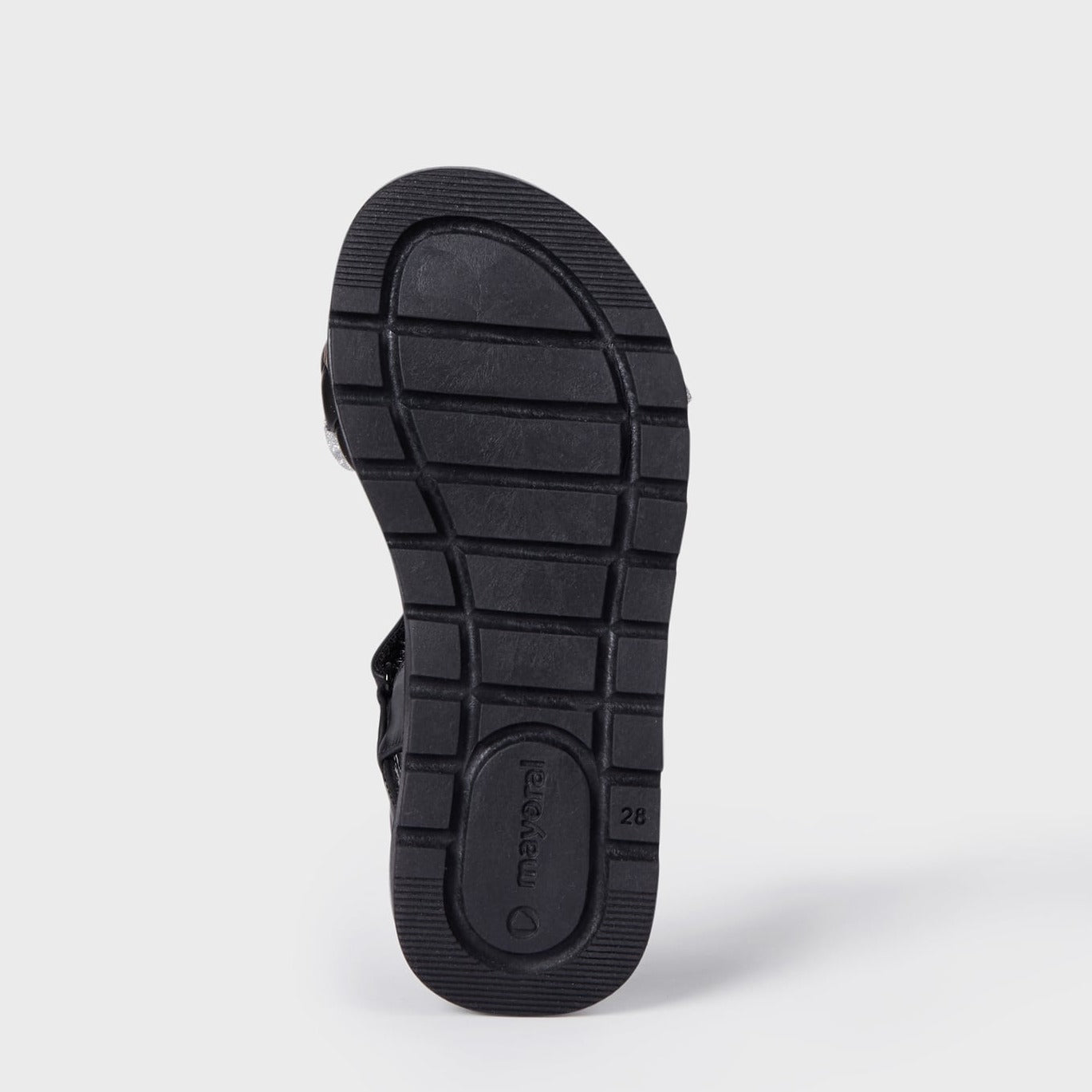 Mayoral Strapped Leather Sandals w/Braided Band Black_45453 - 035 - NorthGirls