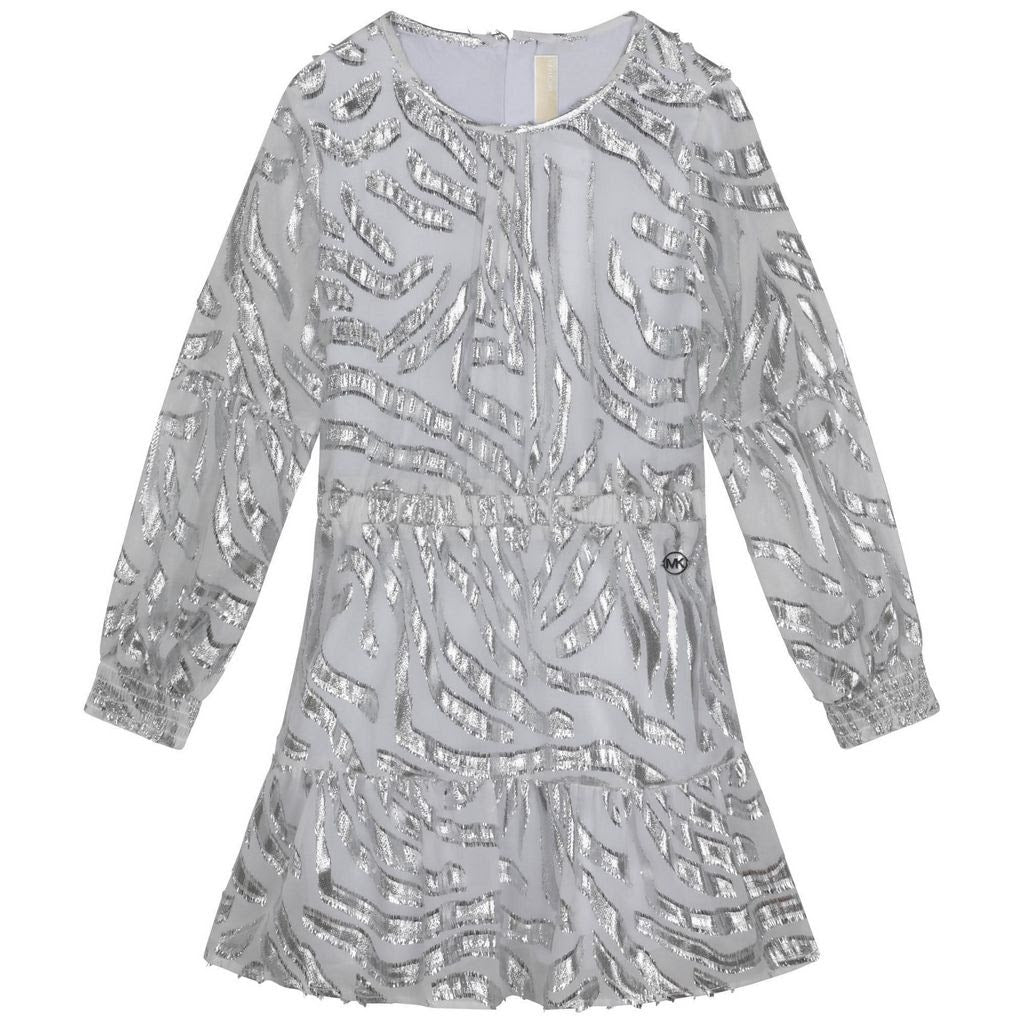 Michael Kors L/S Dress w/Metallic Pattern - NorthGirls