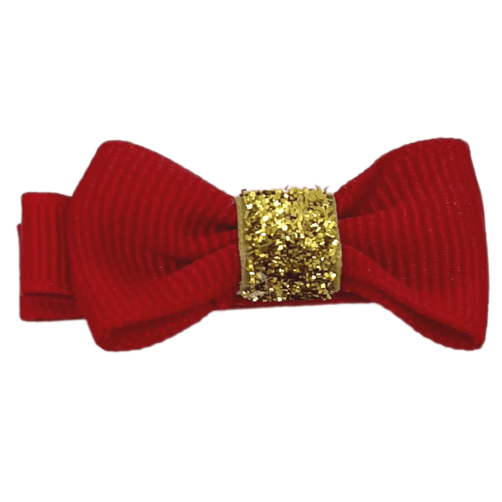 Mini Bow w/Glitter Center _GLBB - NorthGirls