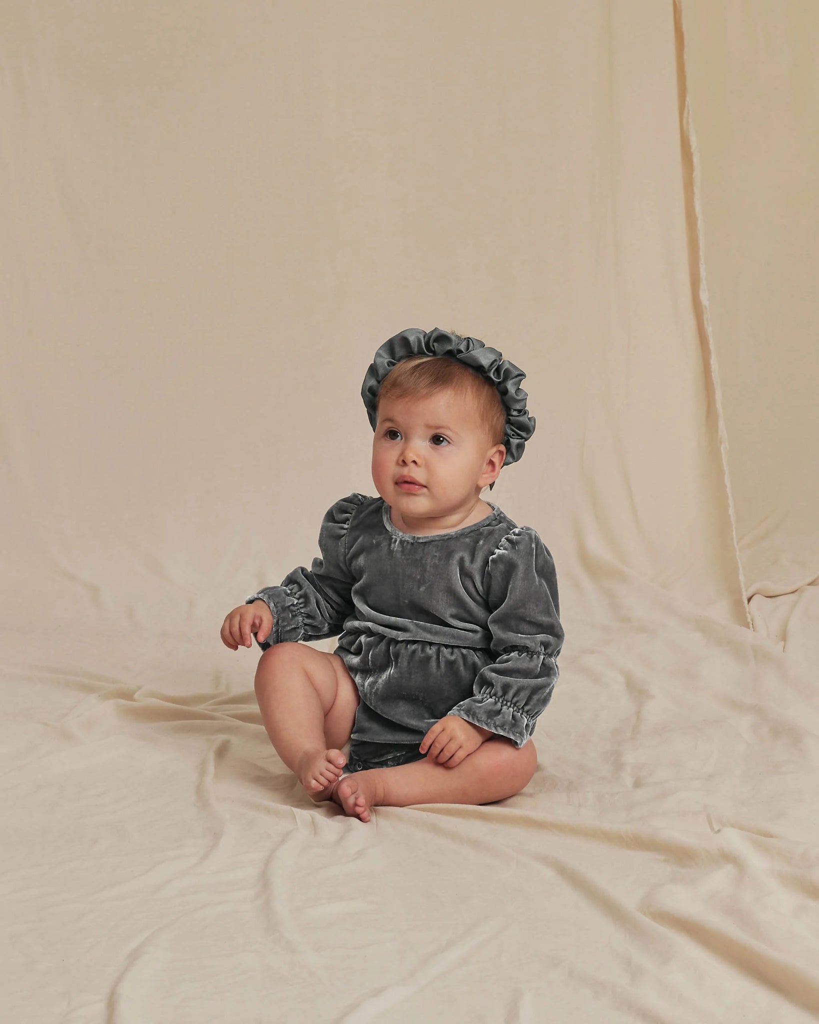 Noralee Gathered Headband _Blue NLA016 - P1258 - NorthGirls