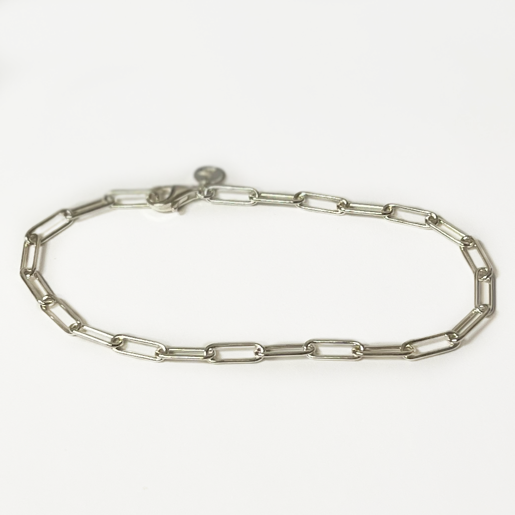 Rose Collection Small Chain Bracelet _Sterling Silver B002
