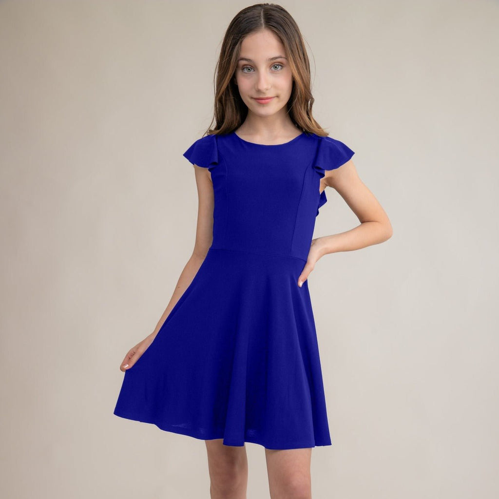 UDT LEAH Ruffle Dress _T3756K - NorthGirls