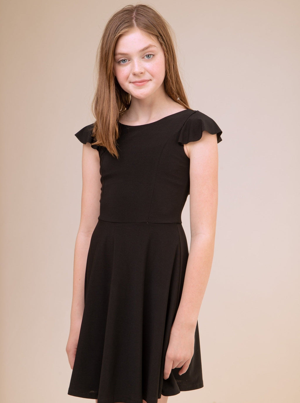 UDT LEAH Ruffle Dress _T3756K - NorthGirls
