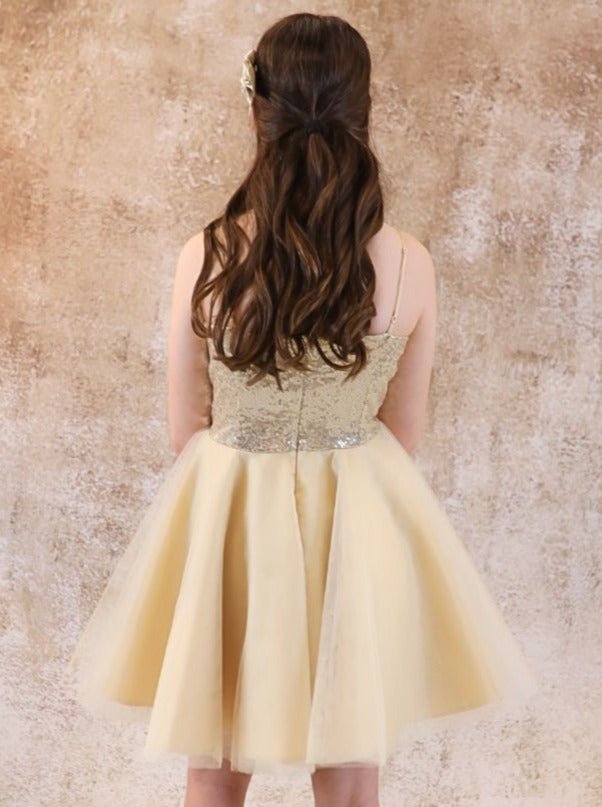 UDT Sequin & Tulle Party Dress w/Straps - NorthGirls