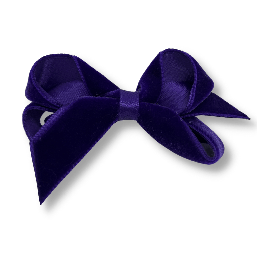 Velvet Bow 3" w/Clip _VTBB3 - NorthGirls