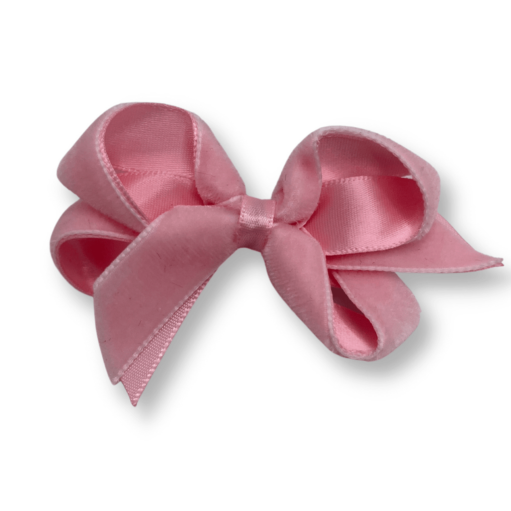Velvet Bow 3" w/Clip _VTBB3 - NorthGirls