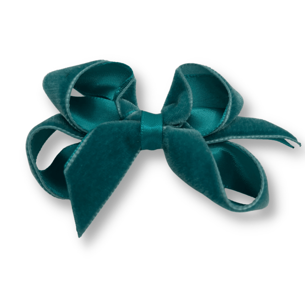 Velvet Bow 3" w/Clip _VTBB3 - NorthGirls
