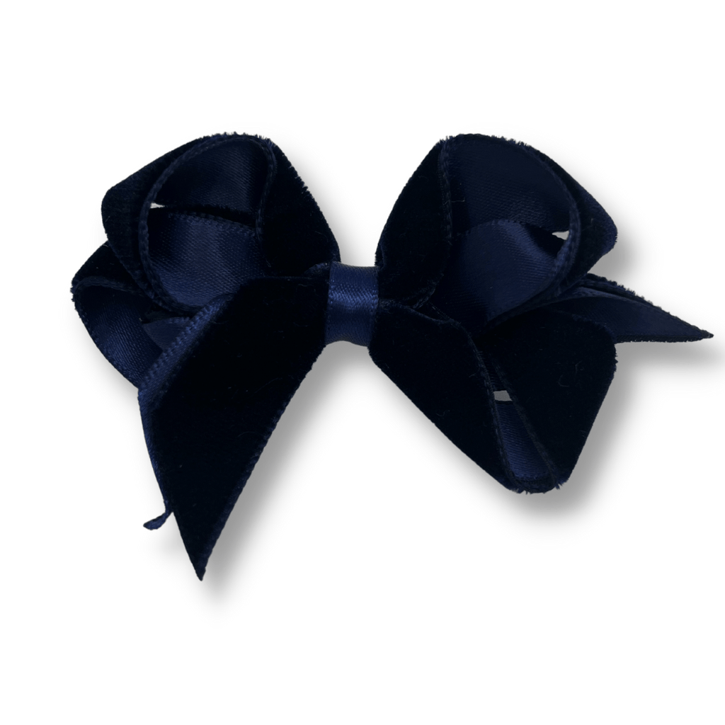 Velvet Bow 3" w/Clip _VTBB3 - NorthGirls