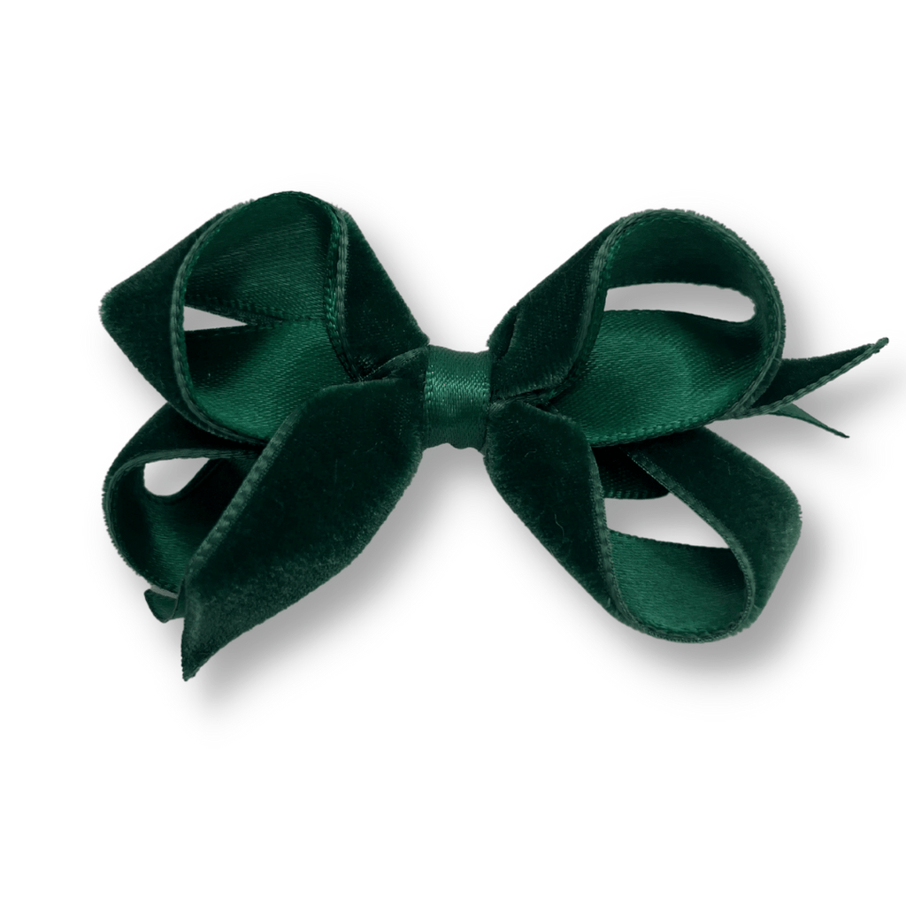 Velvet Bow 3" w/Clip _VTBB3 - NorthGirls