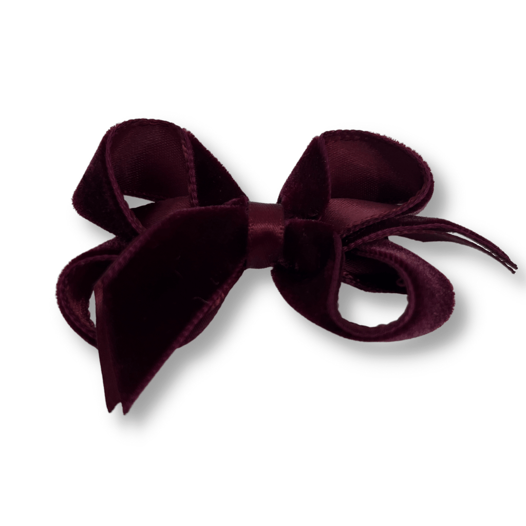 Velvet Bow 3" w/Clip _VTBB3 - NorthGirls