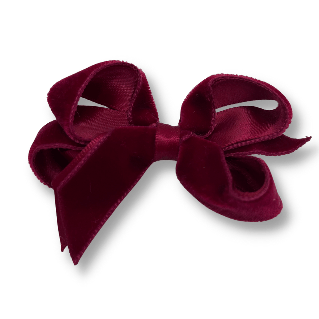 Velvet Bow 3" w/Clip _VTBB3 - NorthGirls